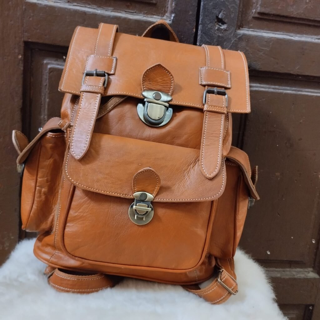 sac en cuir marocain