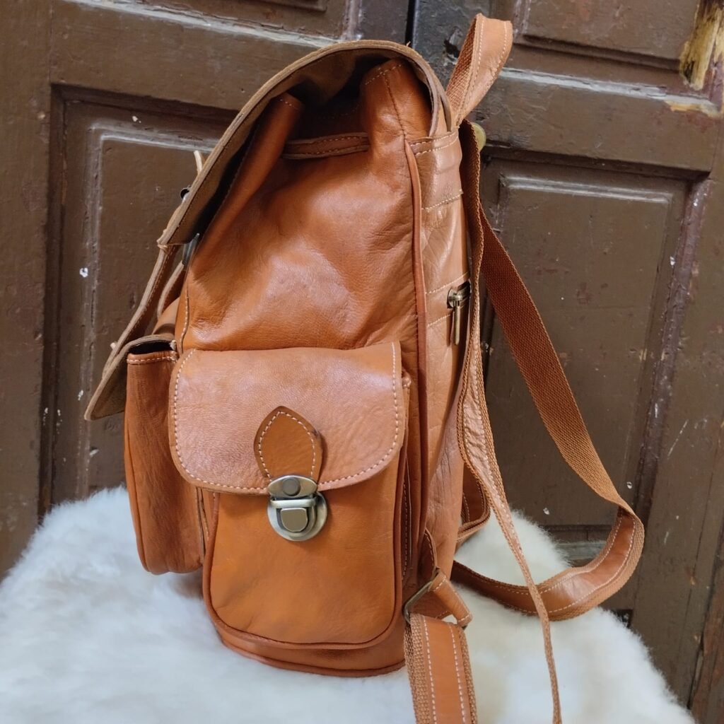 Sac en cuir marocain