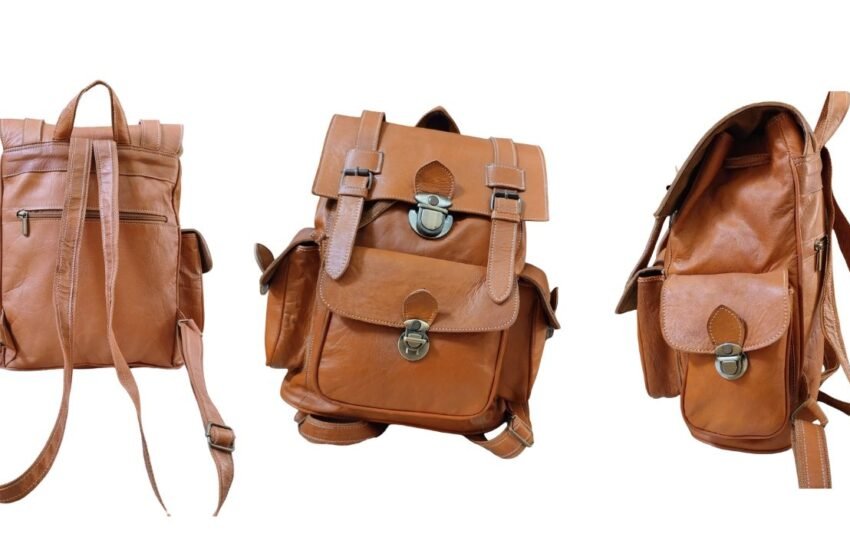 sac en cuir marocain