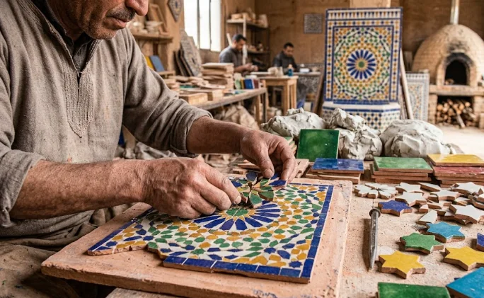 Zellige marocain : secrets de fabrication d’un art unique