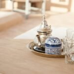 Traditional Moroccan mint tea served in Morocco